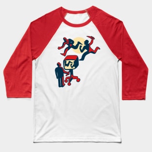 Media View On Immigrants, Black People (POC) and other Marginalized Groups Baseball T-Shirt